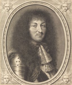 Ludwik XIV autorstwa Robert Nanteuil