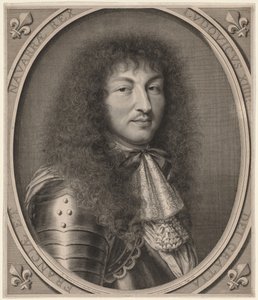 Ludwik XIV autorstwa Robert Nanteuil