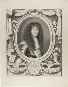 Ludwik XIV autorstwa Robert Nanteuil