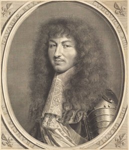 Ludwik XIV autorstwa Robert Nanteuil