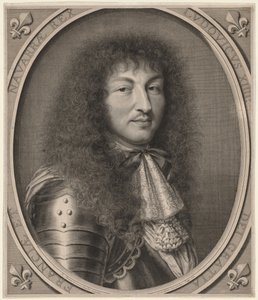 Ludwik XIV, 1666. autorstwa Robert Nanteuil