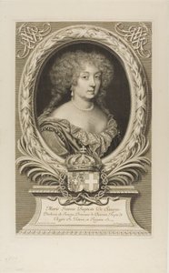 Marie Jeanne Baptiste, księżna Sabaudii autorstwa Robert Nanteuil