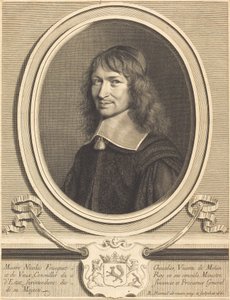 Mikołaj Fouquet autorstwa Robert Nanteuil
