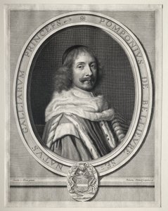 Pomponne II z Bellievre autorstwa Robert Nanteuil