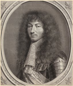 Portret Ludwika XIV autorstwa Robert Nanteuil