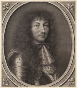 Portret Ludwika XIV autorstwa Robert Nanteuil