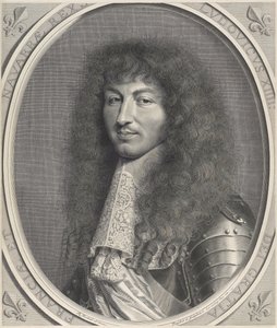 Portret Ludwika XIV autorstwa Robert Nanteuil