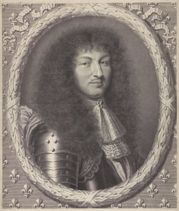 Portret Ludwika XIV, króla Francji autorstwa Robert Nanteuil