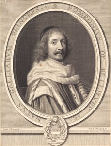 Pompone II de Bellievre autorstwa Robert Nanteuil after Charles Le Brun