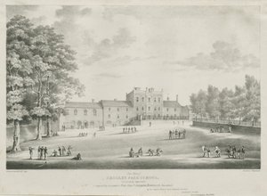 Szkoła Sedgley Park: grawerowanie, listopad 1838 (druk) autorstwa Robert Noyes