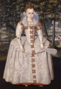 Księżniczka Elżbieta (Elżbieta Czeska, "Królowa Zimy"), 1596-1662, w wieku siedmiu lat.