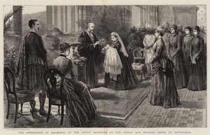 Chrzest w Balmoral niemowlęcej córki księcia i księżniczki Henryka z Battenbergu (The Christening at Balmoral of the Infant Daughter of the Prince and Princess Henry of Battenberg)