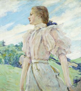 Wietrzny dzień, ok. 1898 (olej na płótnie)