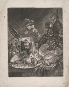 Martwa natura z kuflem i daniem deserowym autorstwa Robert Robinson
