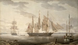 Statki w porcie, 1805 r.