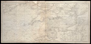 Kanał La Manche z częścią Oceanu Atlantyckiego i wybrzeżem Irlandii autorstwa Robert Sayer