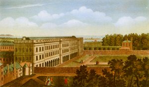 „Biblioteka Trinity College, Dublin”, c1760, 1943. autorstwa Robert Sayer