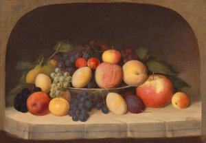 Martwa natura z owocami autorstwa Robert Seldon Duncanson