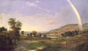 Pejzaż z tęczą, 1859.