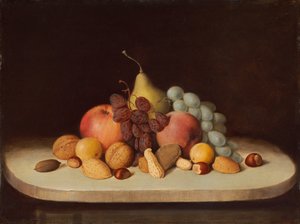 Martwa natura z owocami i orzechami, 1848.