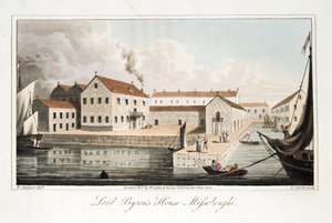 Dom Lorda Byrona w Missolonghi, z Ostatnich dni Lorda Byrona Williama Parry