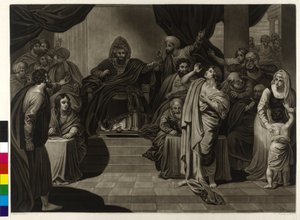 Rozdział VII Psalm CX. autorstwa Robert Smirke