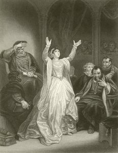 Potępienie Anny Boleyn autorstwa Robert Smirke
