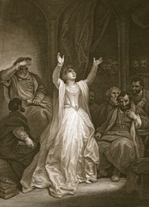 Potępienie Anne Boleyn, grawerowane przez George