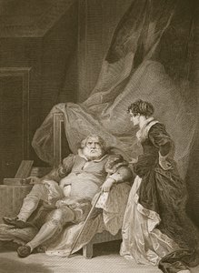 Henryk VIII i Catherine Parr, grawerowane przez George