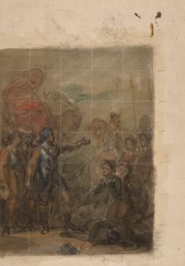 Scena z Don Kichota autorstwa Robert Smirke