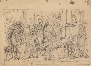 Scena z Tymona Ateńskiego autorstwa Robert Smirke