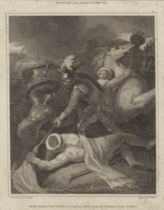Sir Thomas Arundell bierze sztandar Turków autorstwa Robert Smirke