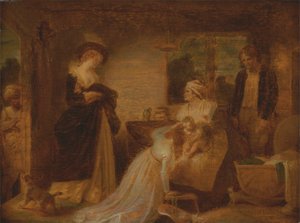 Siedem wieków człowieka: niemowlę, „Jak wam się podoba”, II, VII autorstwa Robert Smirke