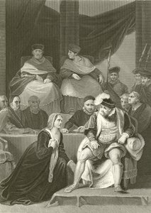 Proces małżeństwa Henryka VIII autorstwa Robert Smirke