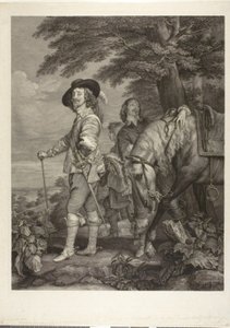 Karol I, król Anglii, z Jakubem, 1. księciem Hamilton