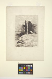 Kieszenie na węgiel w New Bedford (tusz) autorstwa Robert Swain Gifford