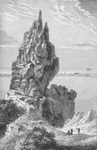 Szczyt i rafa koralowa Borabora, ok. 1885, 1890 r