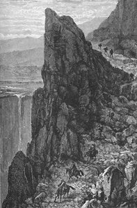 Podróżowanie po Andach, c1885, 1890