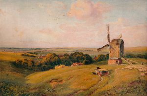 Alfriston Mill, c1886, 1938