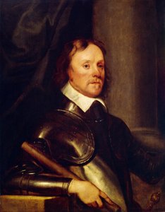 Portret Olivera Cromwella (1599-1658). Obraz Roberta Walkera (1599-1658), olej na drewnie