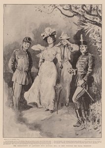 Bombardowanie Ladysmith z Bulwana Hill widziane przez Teleskop Morski autorstwa Robert Walker Macbeth