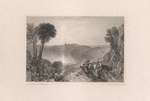 Jezioro Albano autorstwa Robert Wallis