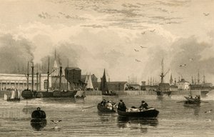 Liverpool, z Mersey, nr III..., c1830.