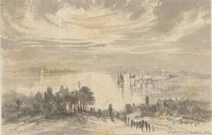 Krajobraz - Miasto nad zatoką autorstwa Robert Walter Weir