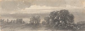 Krajobraz - Drzewa autorstwa Robert Walter Weir