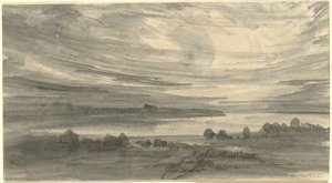 Krajobraz z jeziorem autorstwa Robert Walter Weir