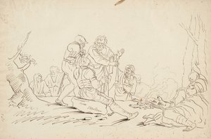 Scena po Salvator Rosa autorstwa Robert Walter Weir