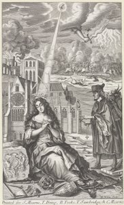 Britannia płacze nad stanem kraju, 1682