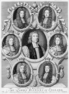Lord Sędziowie Anglii, 1695 autorstwa Robert White