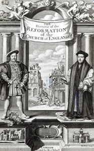 Strona tytułowa „Historii reformacji Kościoła anglikańskiego”